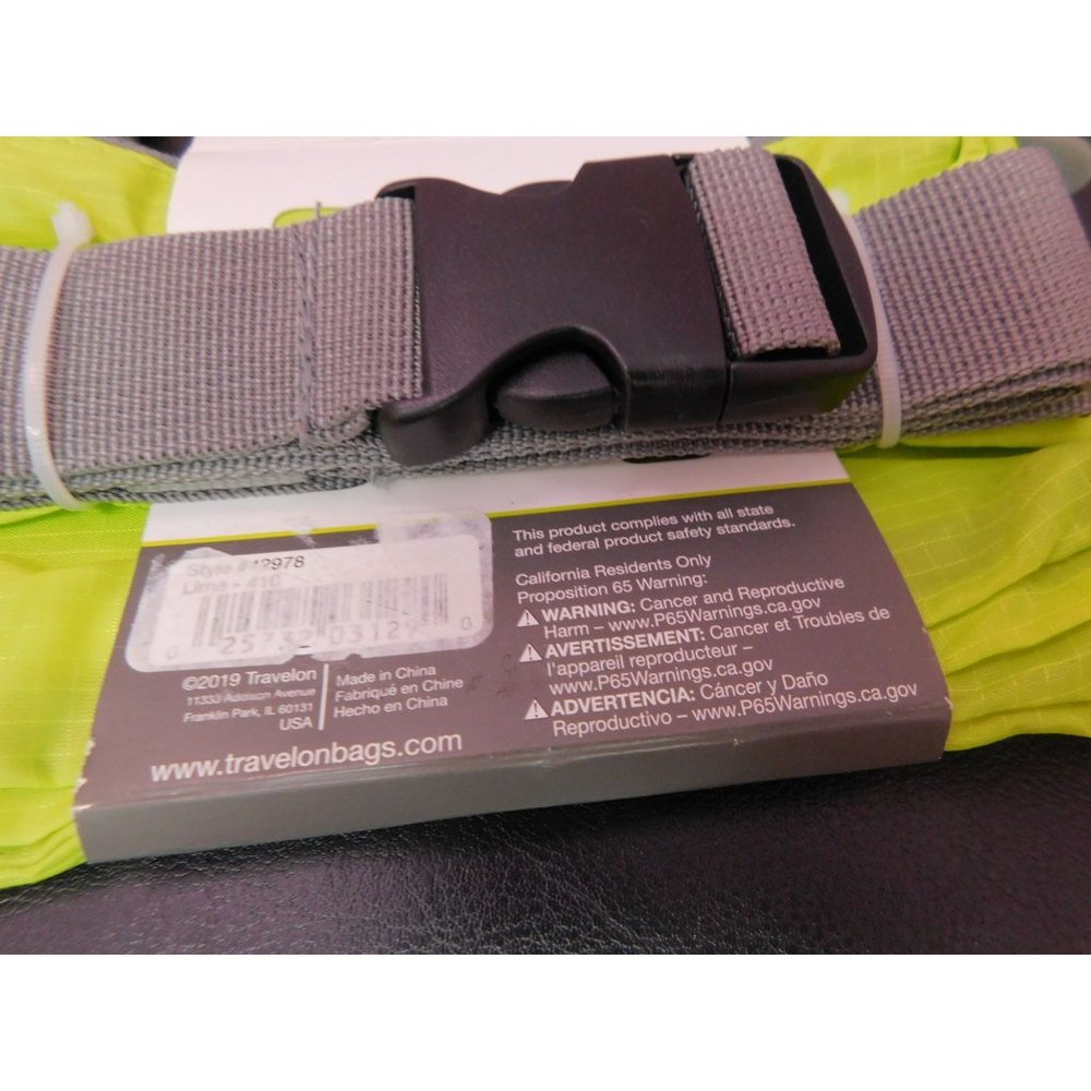 NWT Travelon 6 Pocket Waist Fanny Pack Color Lime Green - Picture 6 of 6